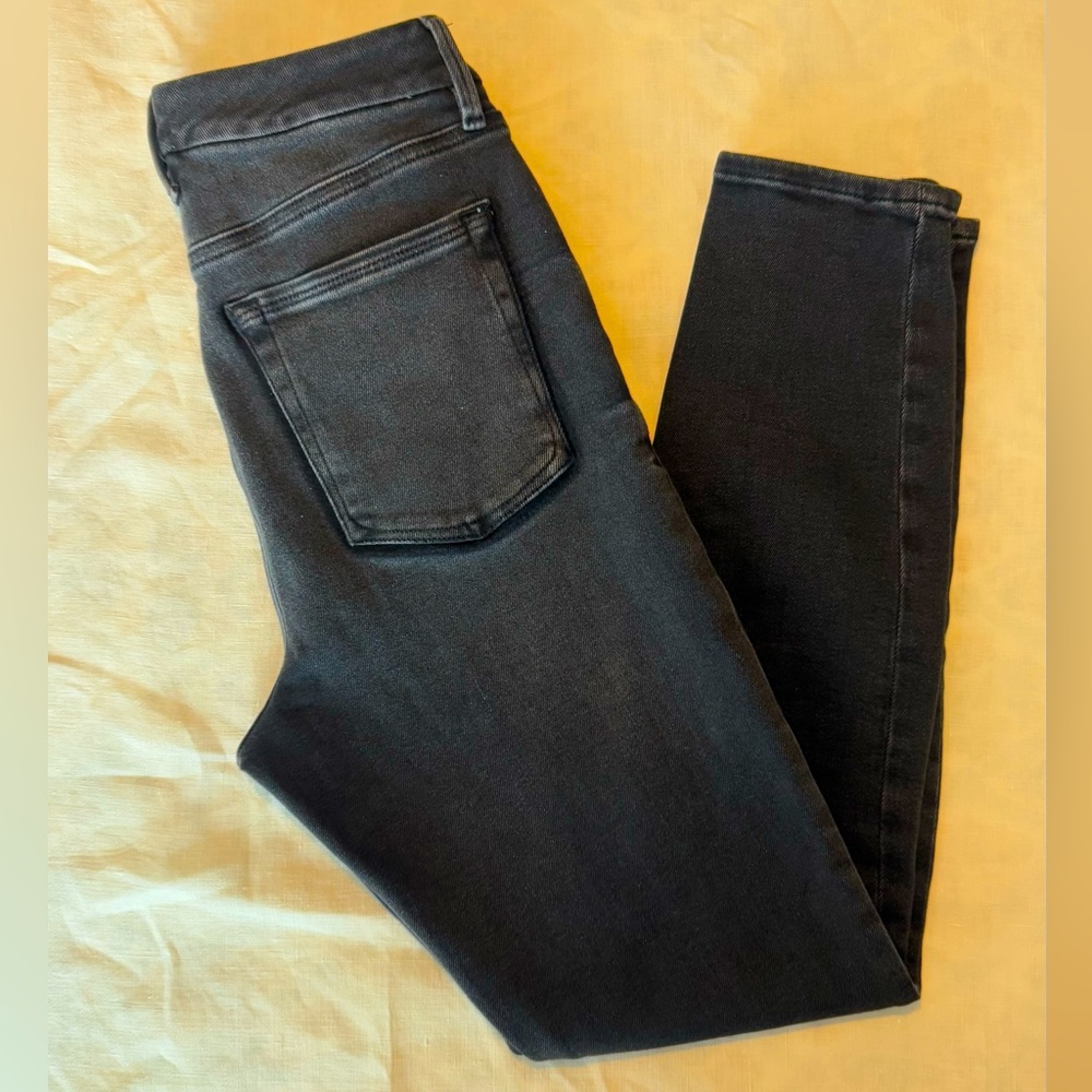 Good American Good Legs Skinny Jeans Black Size 8/29 EUC